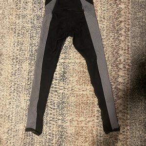 Fabletics Black Leggings with back zip pocket
